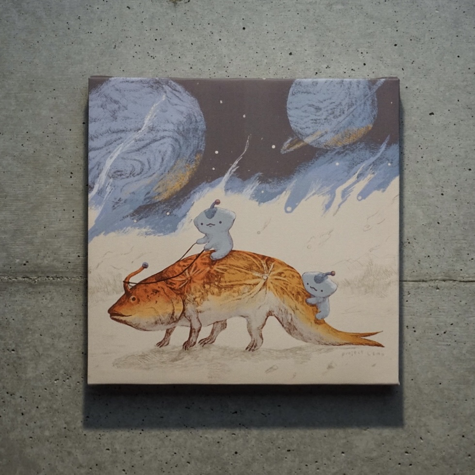 レモい名画 No.4「歩く魚とレモ」